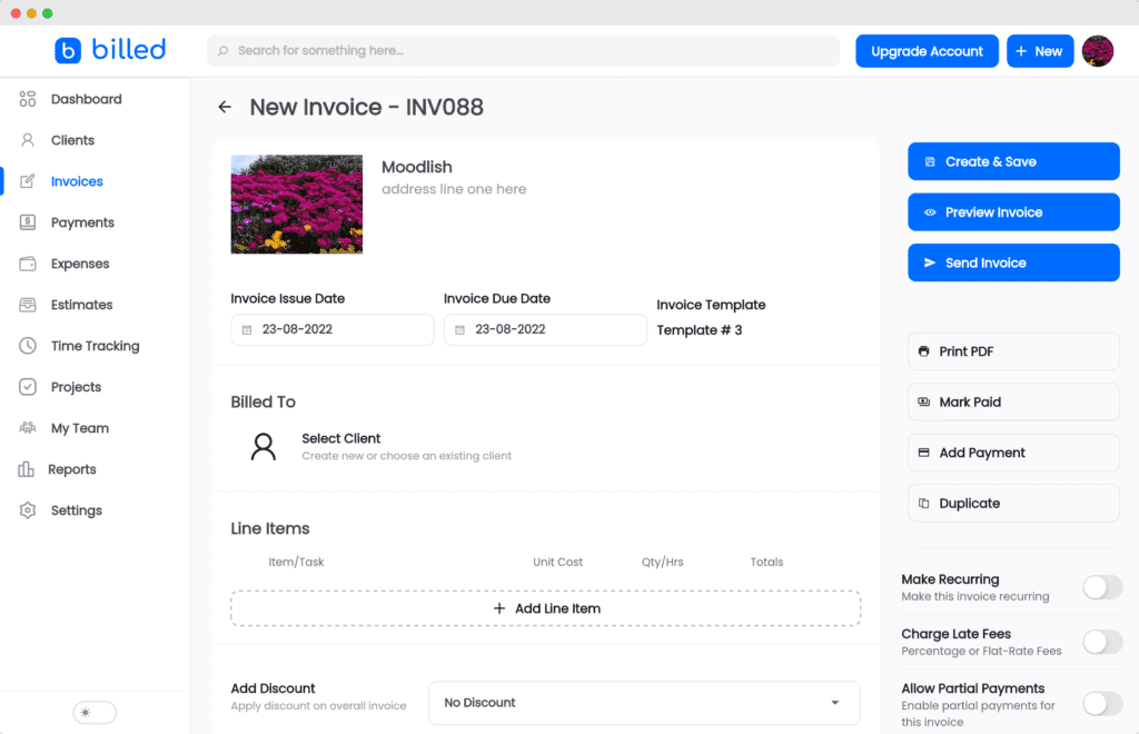 Create Professional Invoices in Minutes