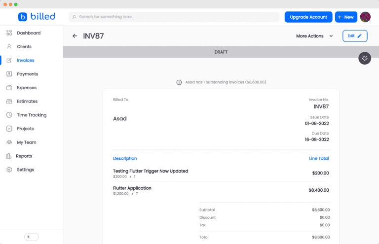 Create Professional Invoices With Ease