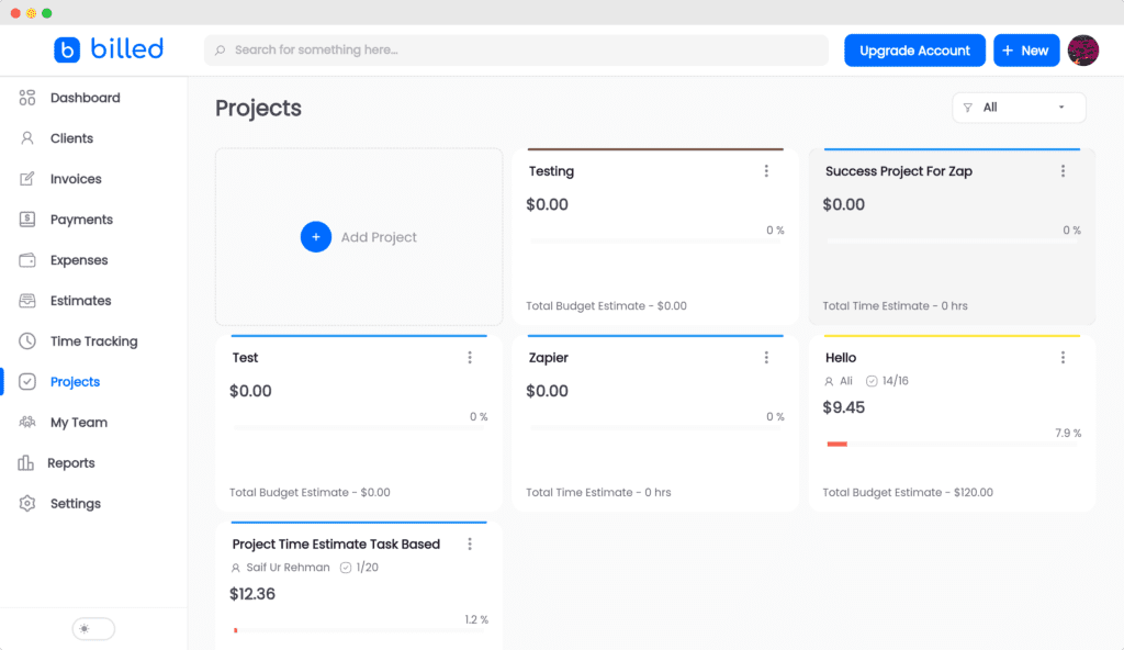 Create Quotation For Projects