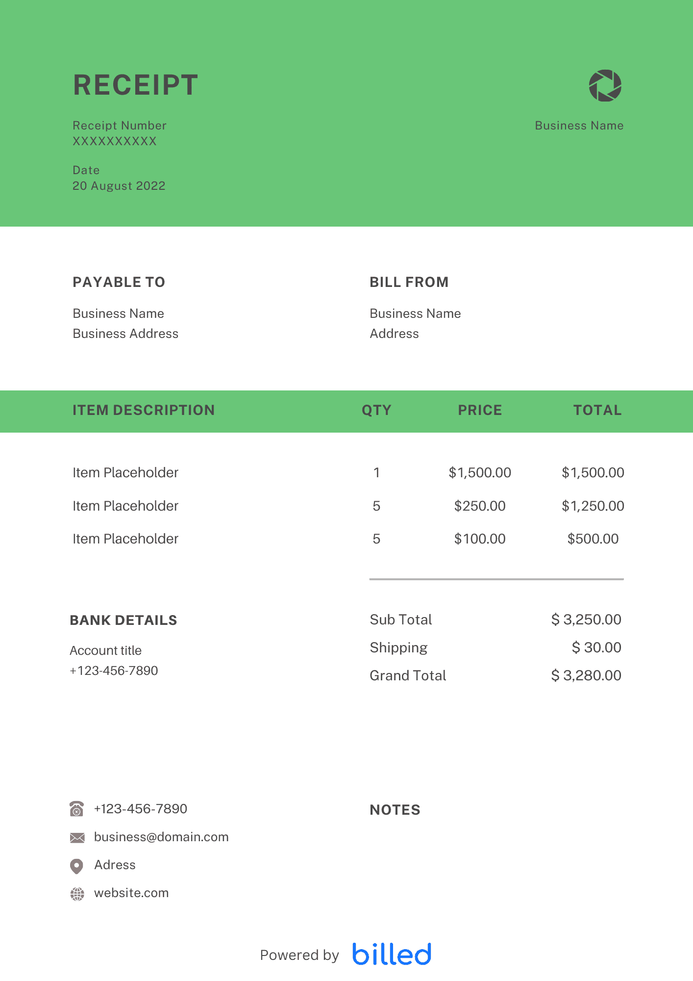 Free Basic Receipt Template: Free Template & Guide