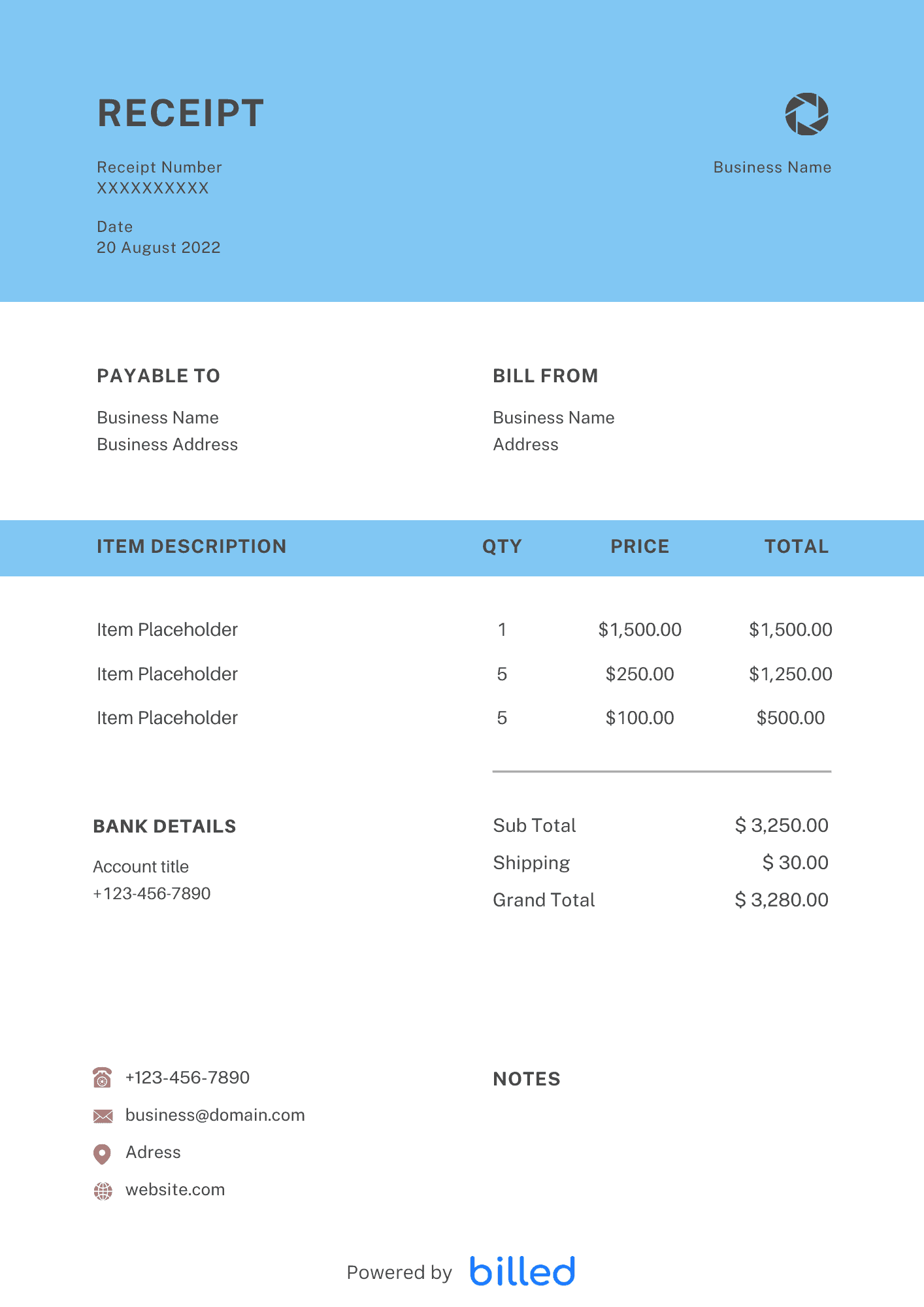 Simple Receipt Templates: Free Template & Guide