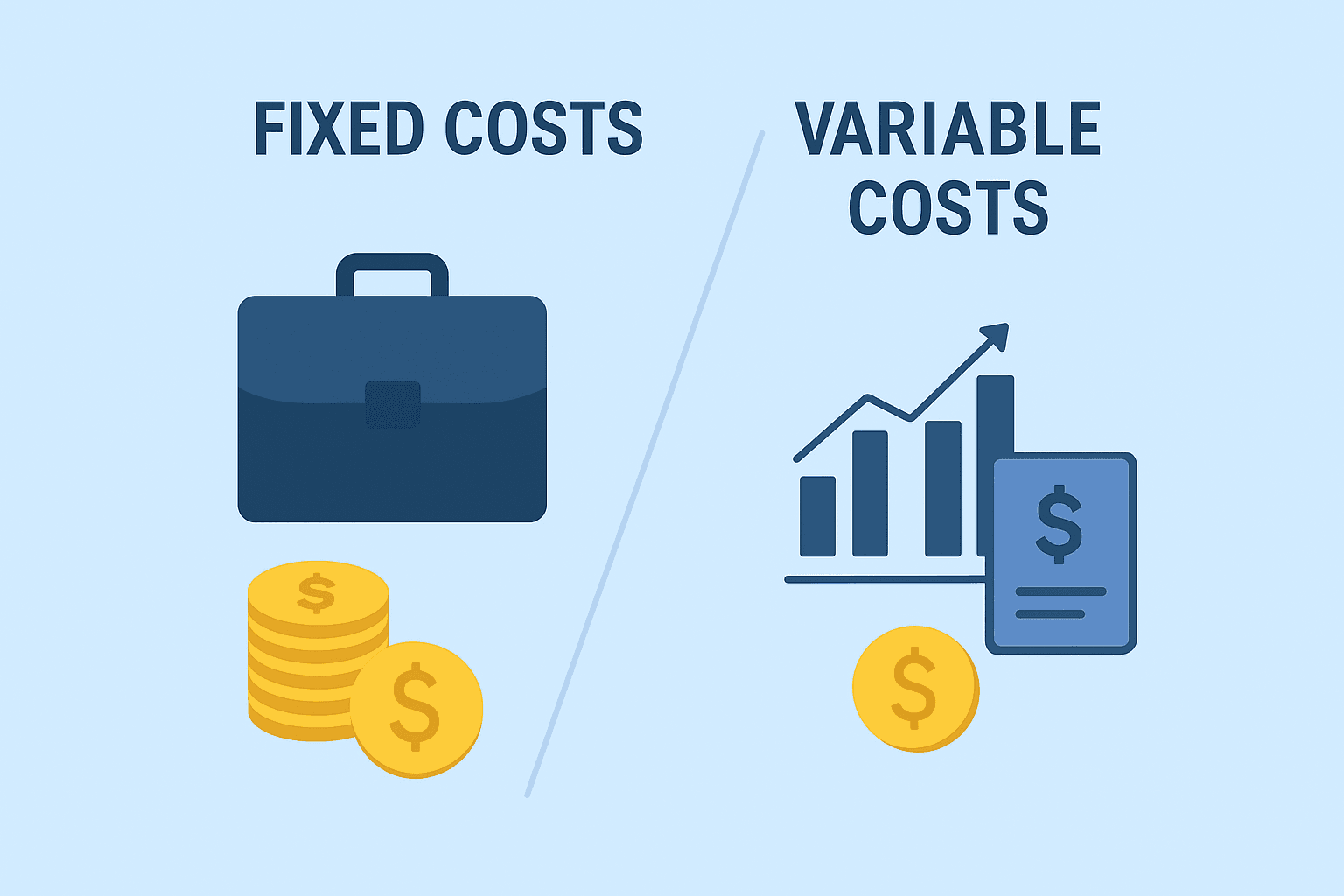 Fixed costs and variable costs: definitions and examples