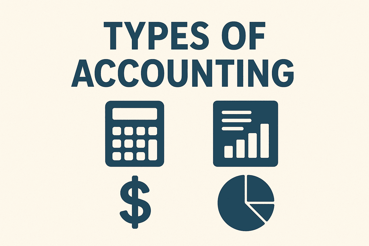 What are the different types of accounting?