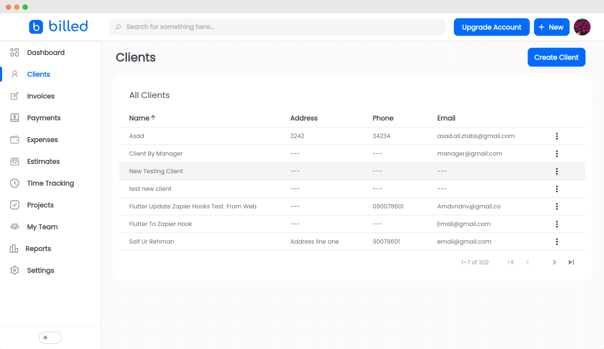 Client Management Software | Billed App