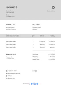 Lawyer Invoice Template