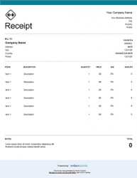 commercial handyman receipt template